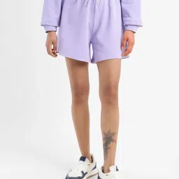 Levi's Purple Cotton Regular Fit Shorts image 1