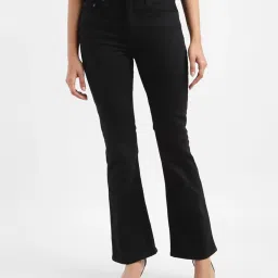 Levi's Black Blended Mid Rise Bootcut Jeans image 1