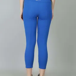 N-Gal Green & Navy Printed Sports Leggings - Pack Of 2 image 5