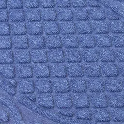 Ariana Blue Microfibre Double Happy Feet Outdoor Door Mat - Set of 2 image 3