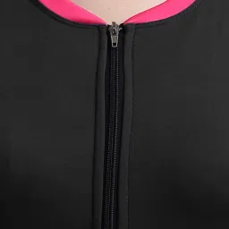 N-Gal Black Plain Swimsuit image 5