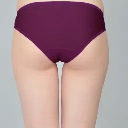 N-Gal Pink & Purple Lace Work Panties - Pack Of 2 image 5