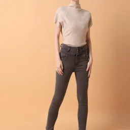 showoffff SHOWOFF Brown High Rise Jeans image 5