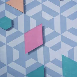 Ariana Blue Microfibre 120 TC Queen Bedsheet with 2 Pillow Covers image 5