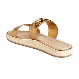 Aldo Women's Gold Casual Sandals image 5