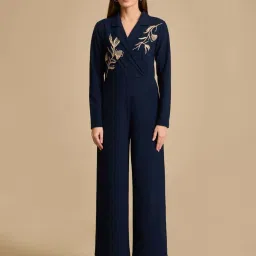 KAZO Blue Relaxed Fit Jumpsuit image 1