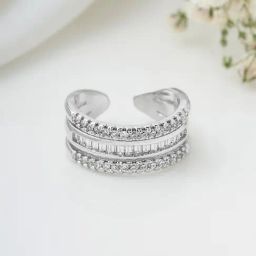 Joker & WItch Silver Prismatic Band Ring-picture-40