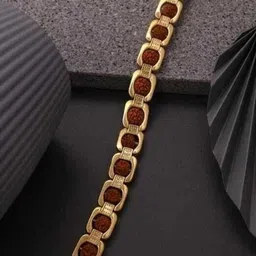 Divine souvenirs Gold Brass Bracelet-picture-24