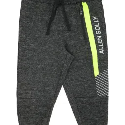 Allen Solly Kids Grey Textured Joggers-image-6