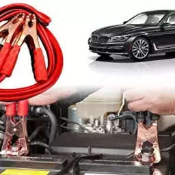 Auto Pearl Car 500 A Heavy Duty Jumper Booster Cables Anti Tangle Copper Core 1.83 m (6 Ft) for BMW 725i-image-59
