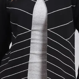 Monte Carlo Black Striped Cardigan image 5