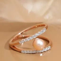 Malabar Gold and Diamonds 18k Rose Gold Diamond Ring-picture-34