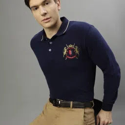 Iconic Men Brand Logo Regular Fit Cotton T-shirt image 1