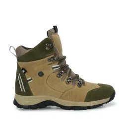 Eego Italy Men's Sand & Green Outdoor Shoes image 1