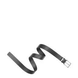 United Colors of Benetton Simeto Black Leather Waist Belt for Men image 5