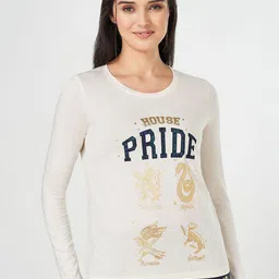 Dreamz by Pantaloons Women Printed Cotton Lounge T-Shirt-picture-24