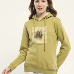 Monte Carlo Yellow Printed Regular Fit Hoodie-image-47