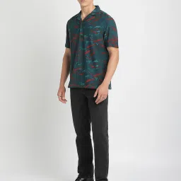 The Bear House Multicolor Slim Fit Printed Shirt image 5