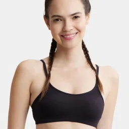 Jockey SS12 Women's Wirefree Non Padded Super Combed Cotton Elastane Beginners Bra image 1