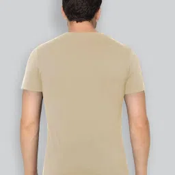 Lux Nitro Green & Beige Regular Fit T-Shirt Pack of - 2 image 5