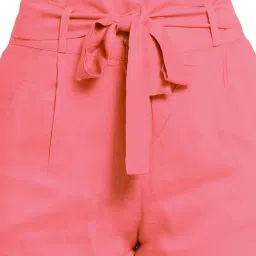 PATRORNA Pink Slim Fit Shorts image 5