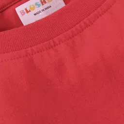BLUSHES Kids Printed Round Neck Pure Cotton T-Shirt With Jogger image 3