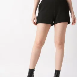 Globus Black Regular Fit Shorts image 1