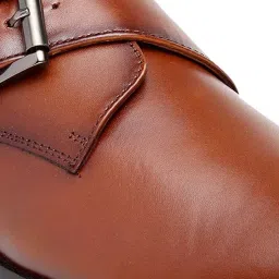 Teakwood Leathers Men's Tan Monk Shoes image 4