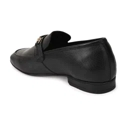 Teakwood Leathers Men's Jet Black Formal Loafers image 5