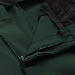 Peter England Elite Green  Slim Fit Two Piece Suit image 5