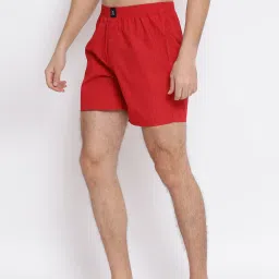 Crimsoune Club Red Cotton Regular Fit Printed Boxers image 3