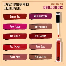 COLORESSENCE Lipstay Transfer Proof Liquid Lipstick Maroon Magic - 4 ml image 5
