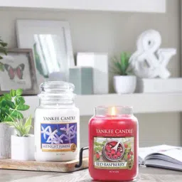 Yankee Candle Red Classic Large Jar Raspberry Scented Candle image 3