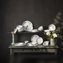 Corelle Asia Fairy Flora 17cm Square Round Small Plate Pack of 6 image 1