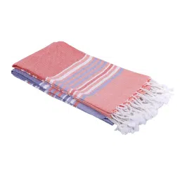 Bianca Lavender & Red 100% Cotton 230 GSM 'Jadore' Bath Towel - Set of 2 image 3