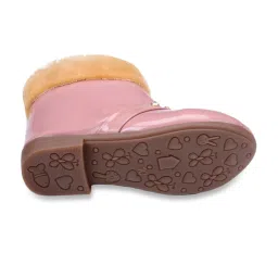 Tiny Bugs Kids Peach Casual Boots image 2