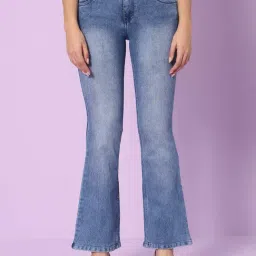 HJ HASASI Blue Low Rise Jeans-picture-40