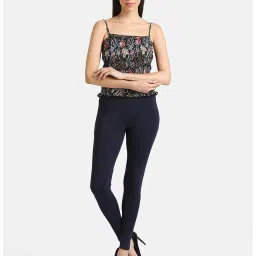 Kazo Navy Slim Fit Jeggings image 4