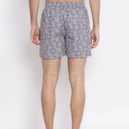 Crimsoune Club Grey Cotton Slim Fit Printed Boxers image 2