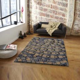 Presto Grey & Beige Polyester Carpet-picture-19