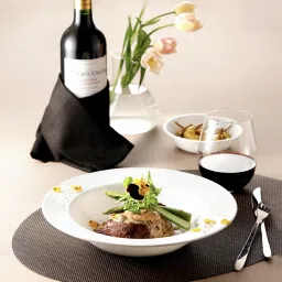 Corelle Livingware Winter Frost White 10.5 inch Square Round Salad Plate Pack of 4 image 2