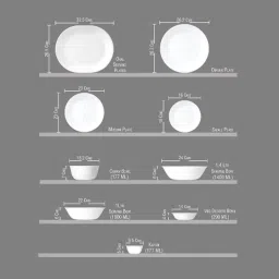 Corelle Livingware Herbs 950ml Serving Bowl Pack of 3 image 4