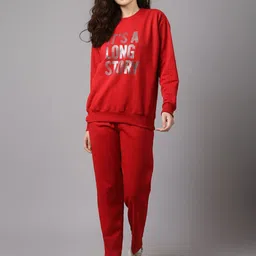 MACK JONNEY Women Printed Fleece Tracksuit-image-35