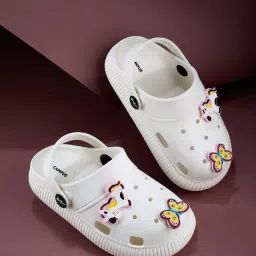 Campus Kids GC-9002K White Clogs image 1