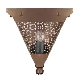 Homesake Copper Moroccan Cone Wall Lamp - Set of 1 image 3