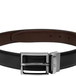 Kara Black & Brown Solid Reversible Belt image 3