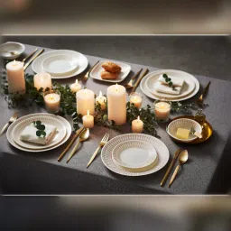 Corelle Asia Gold Series Golden Infinity 828ml Curry Bowl Pack of 3 image 2