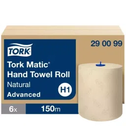 Tork Rolled Natural Paper Towel 322x212mm 2-Ply 150 Sheets, 290099-picture-45