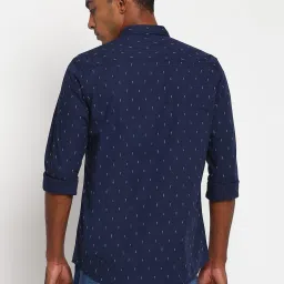 Lee Blue Slim Fit Printed Shirt image 2