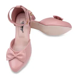 Tiny Bugs Kids Peach Ankle Strap Sandals image 3